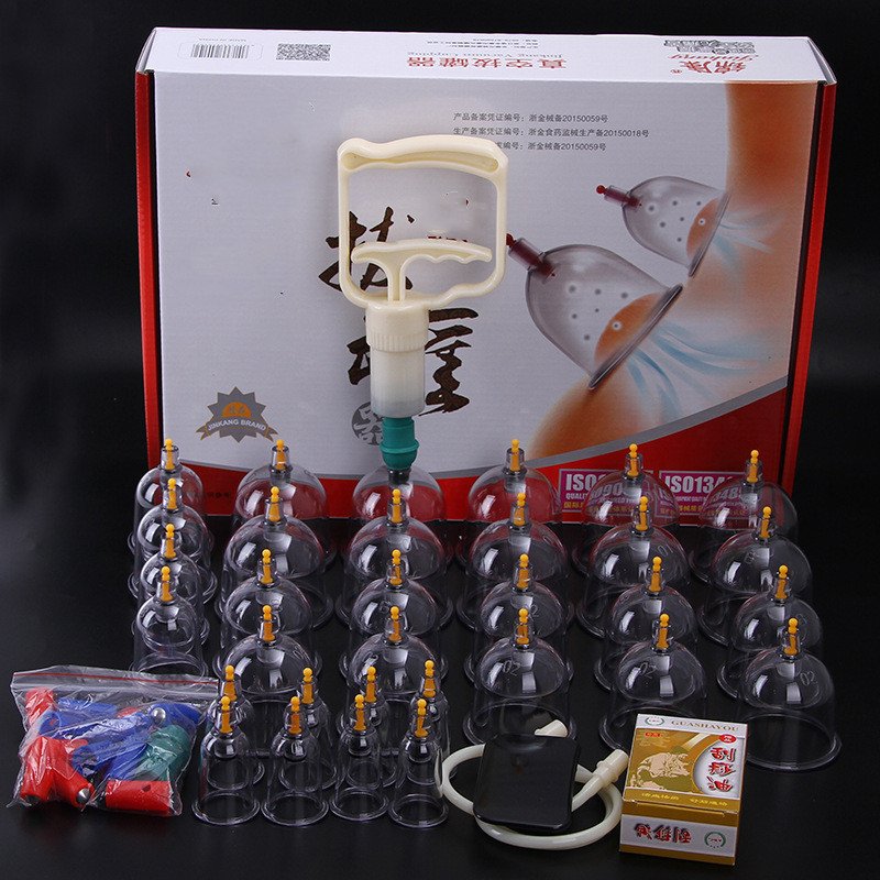 Vacuum Cupping Kit with Hand Pump