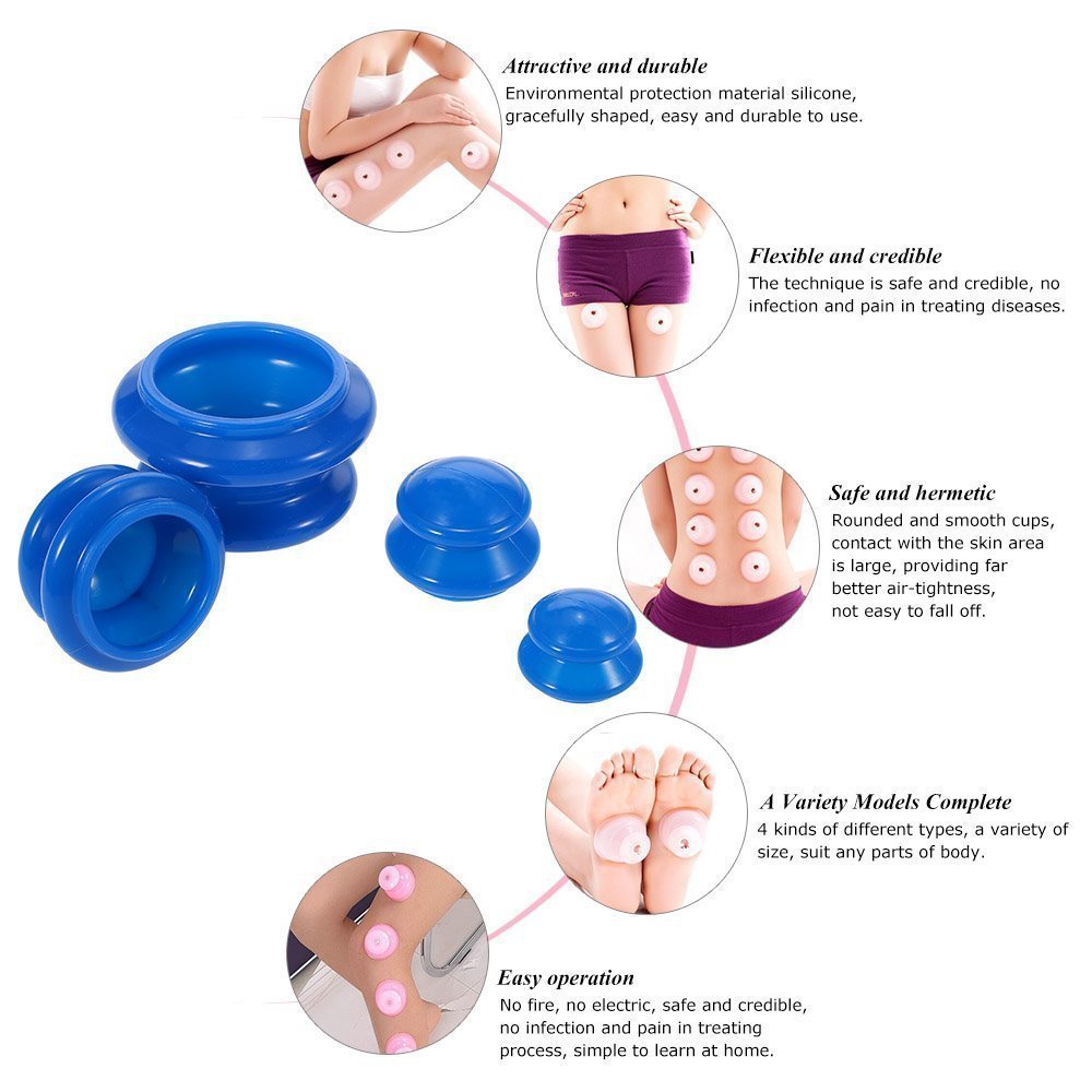 Silicone Vacuum Cupping Cup Set - Image 6