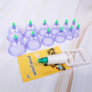 12-Cup Vacuum Cupping Set Pump Action